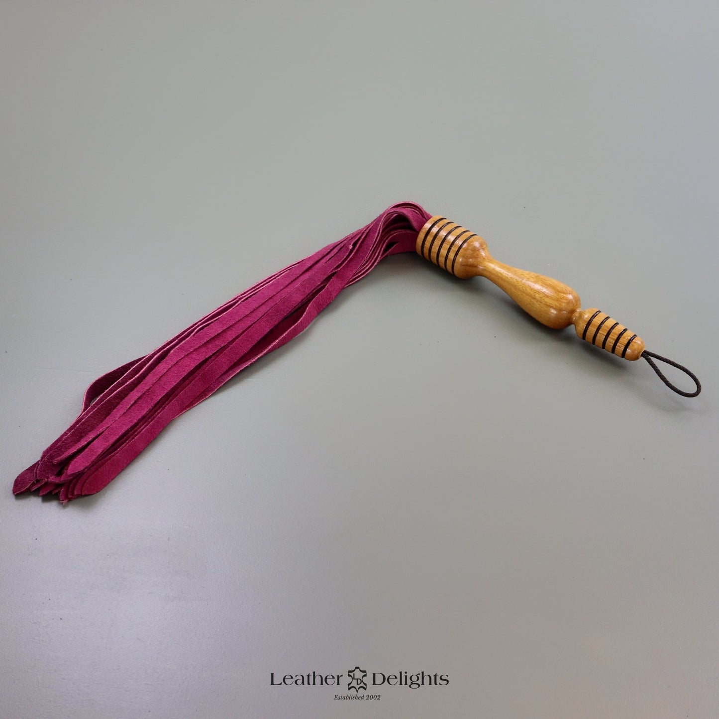Dark Maroon Suede Flogger