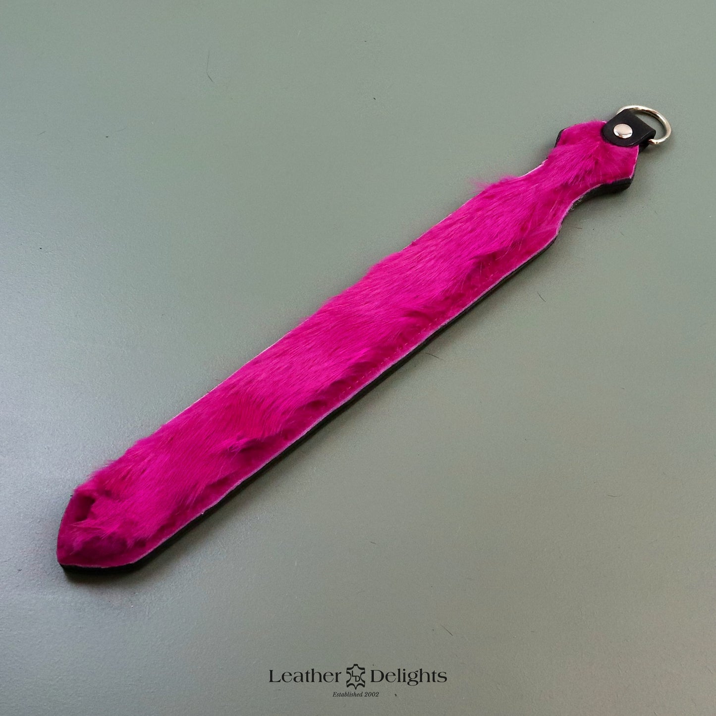 Dagger - Leather & Rabbit Fur