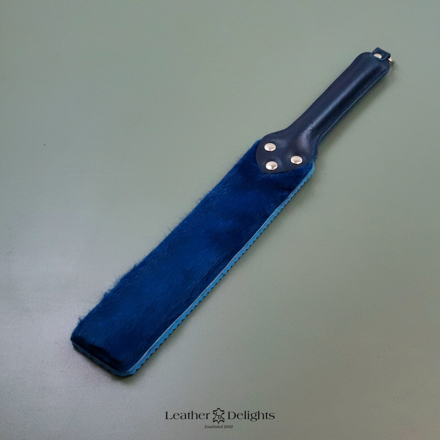 Punishment Paddle - Rubber & Rabbit Fur