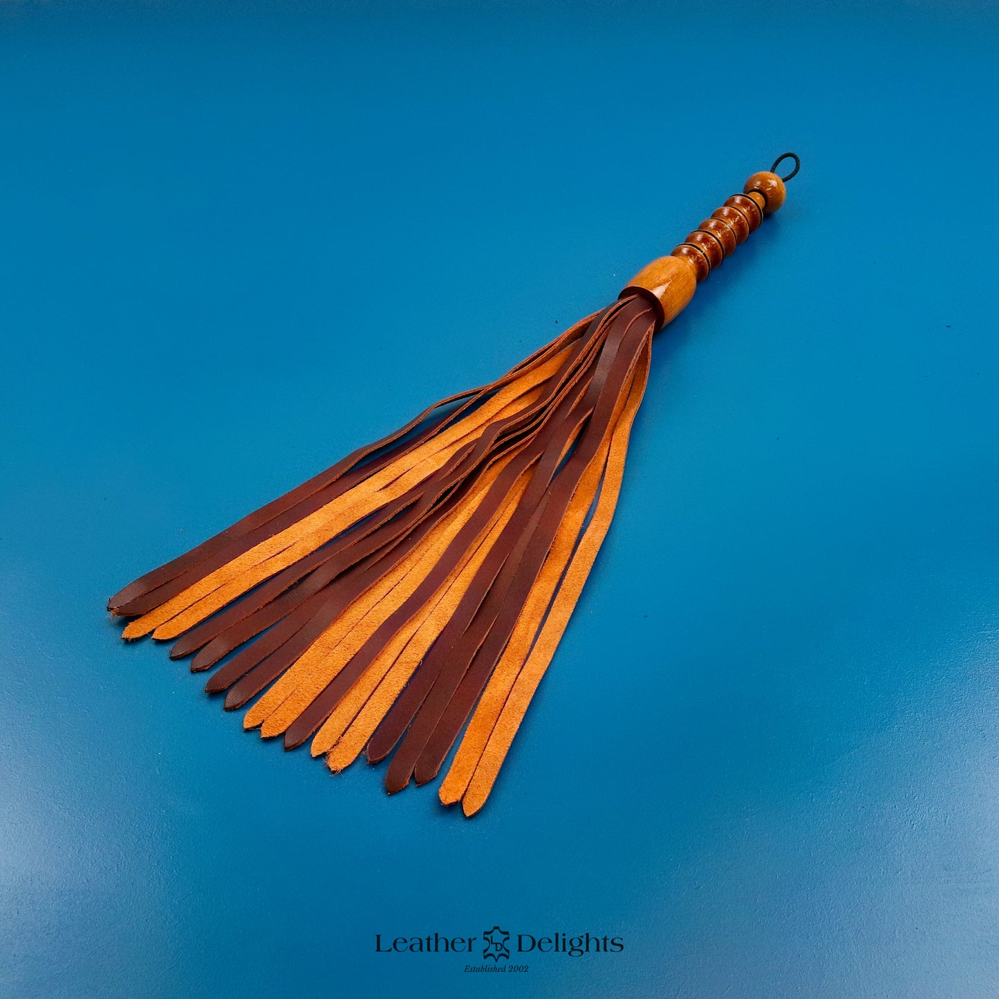 Soft Brown Leather Flogger