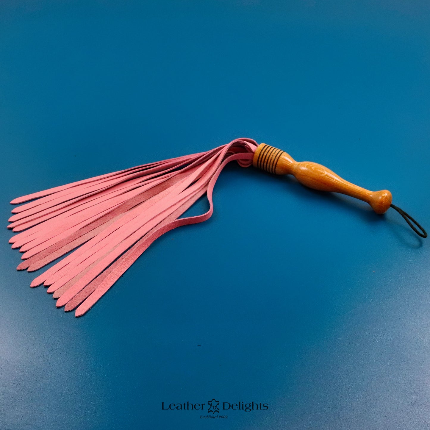 Soft Baby Pink Leather Flogger