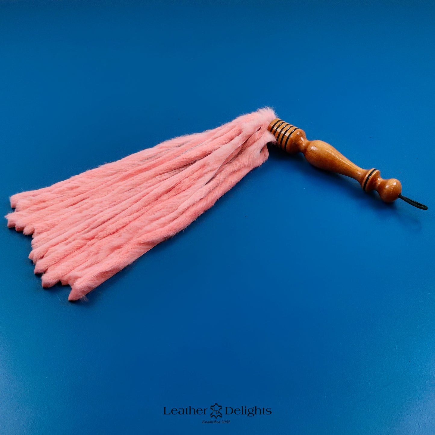 Baby Pink Rabbit Fur Flogger