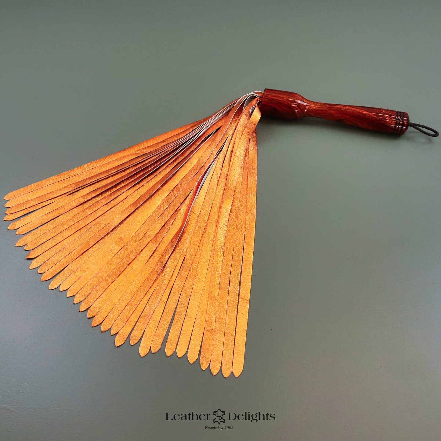 Gold Lambskin Flogger