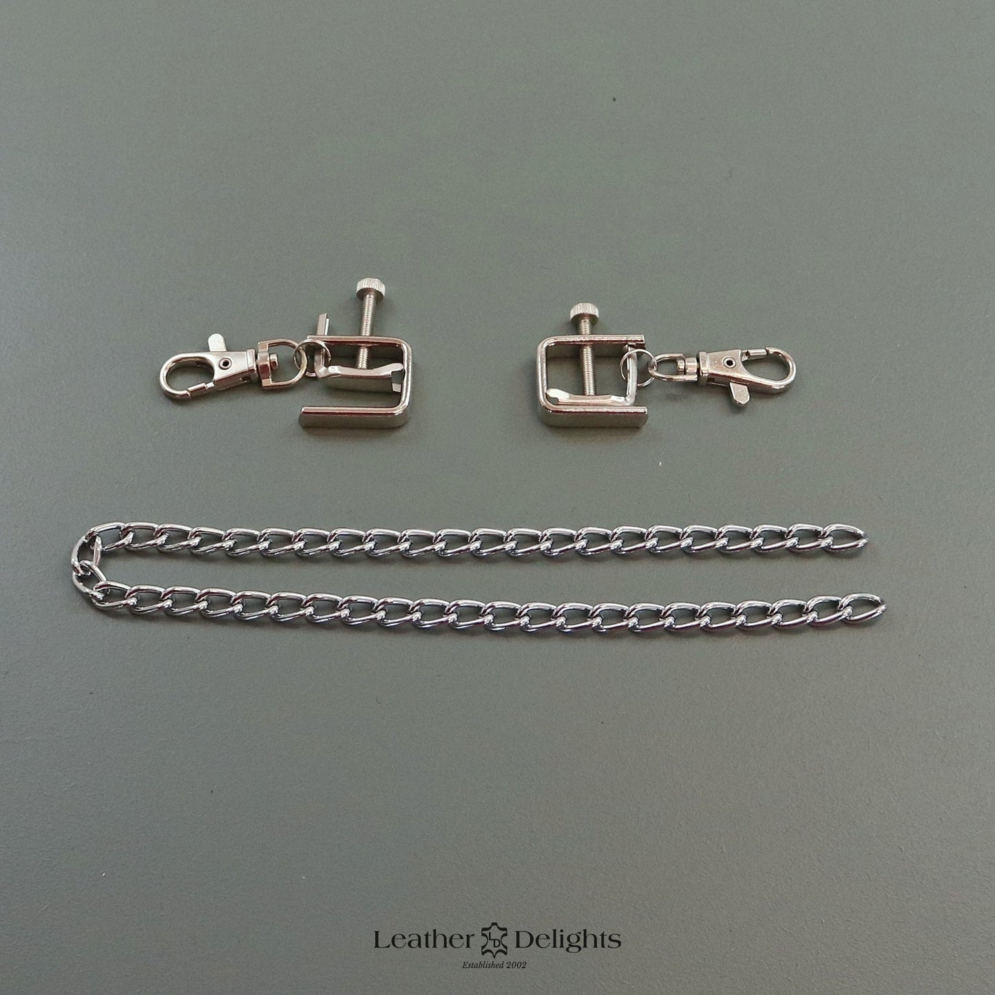 Hoffman-Klemmen mit Kette