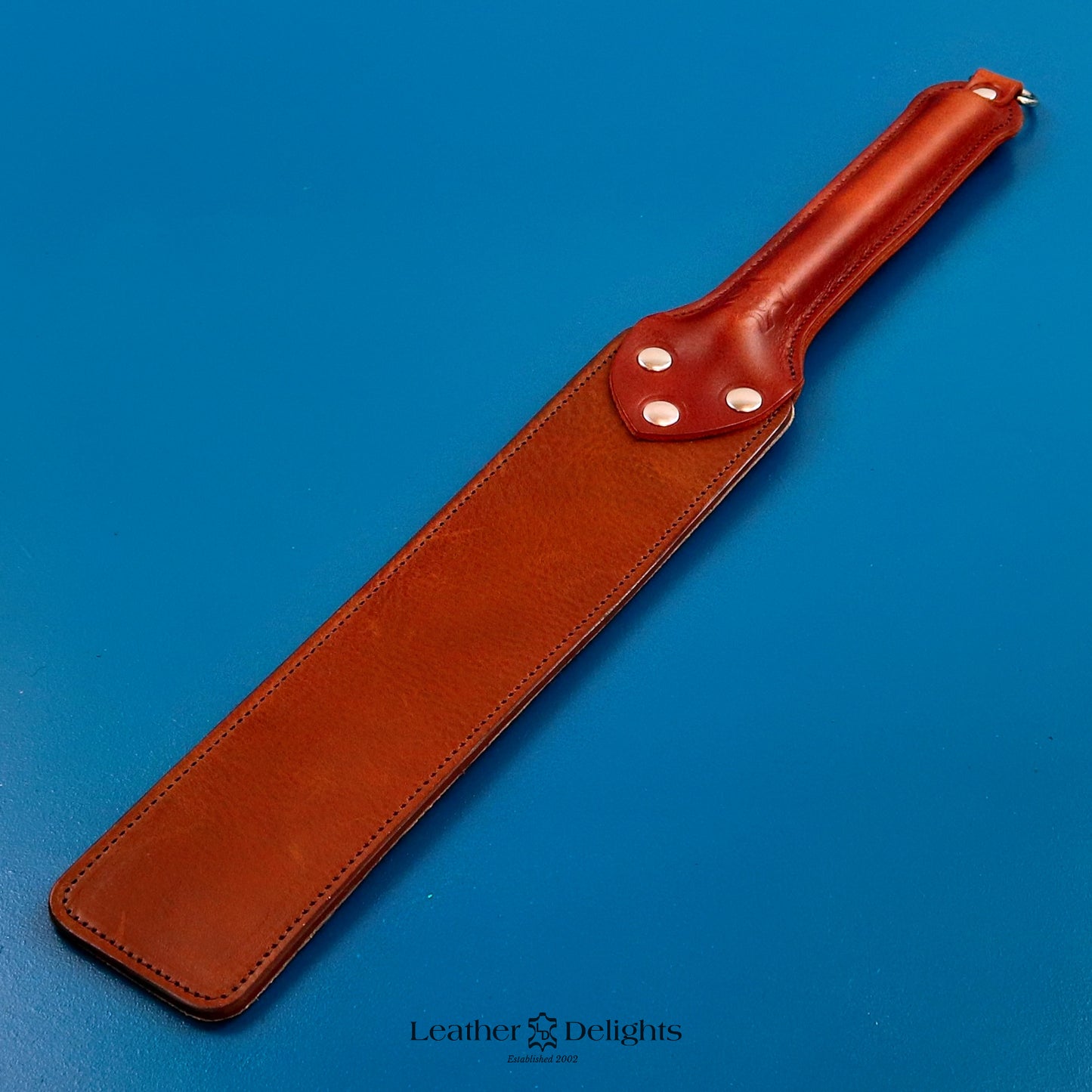 Punishment Paddle - Dinosaur Print Leather