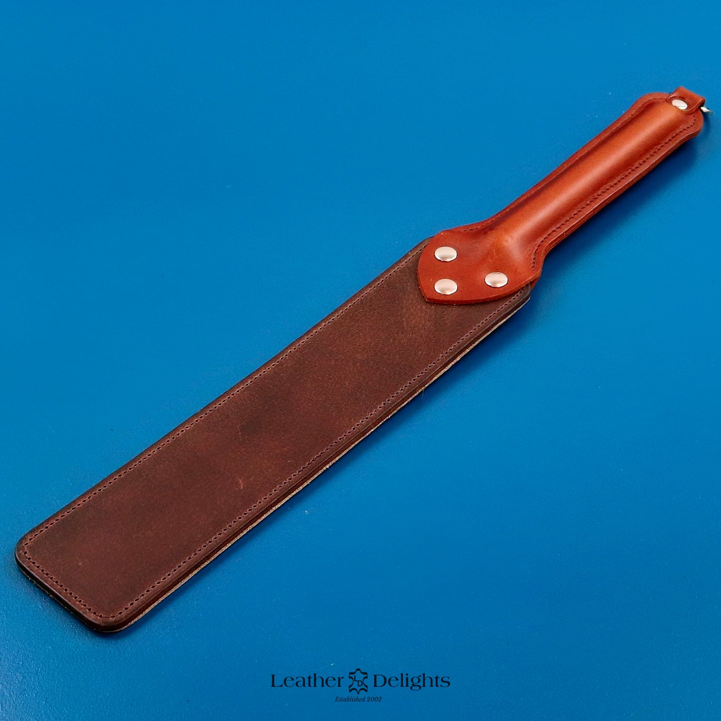 Punishment Paddle - Dinosaur Print Leather