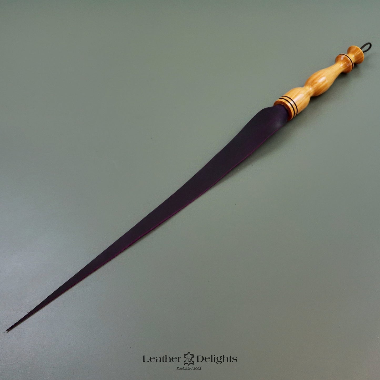 Soft Purple Leather Dragon Tail