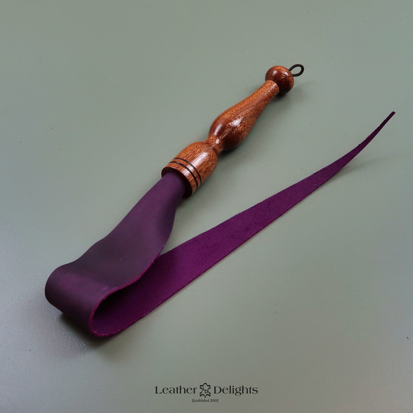 Soft Purple Leather Dragon Tail
