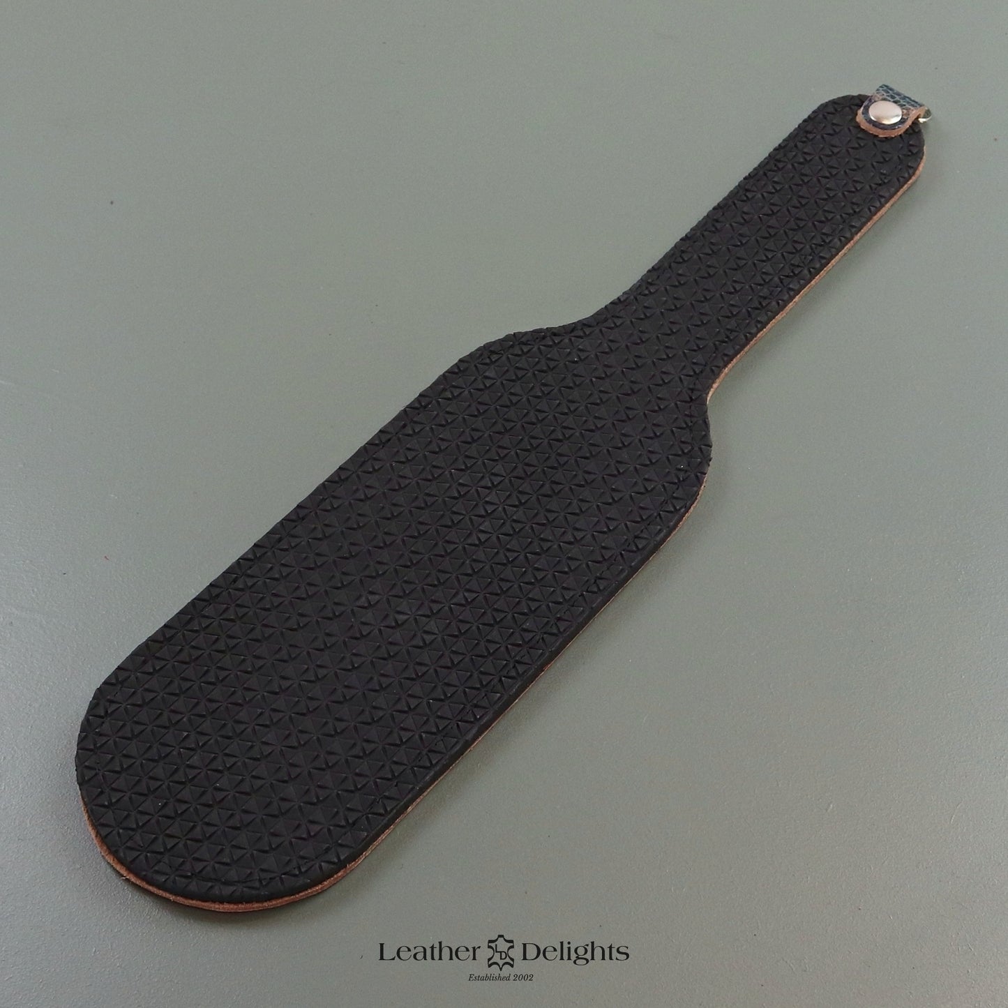 Colossus - Snake Print Leather & Pyramid Rubber