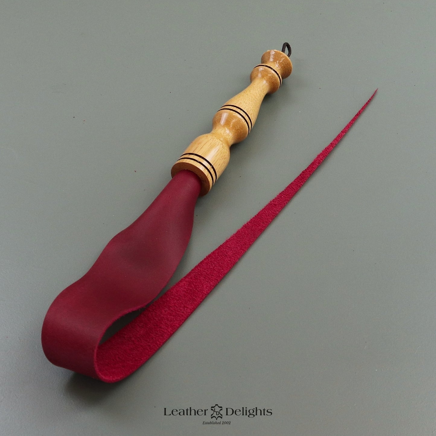 Soft Red Leather Dragon Tail