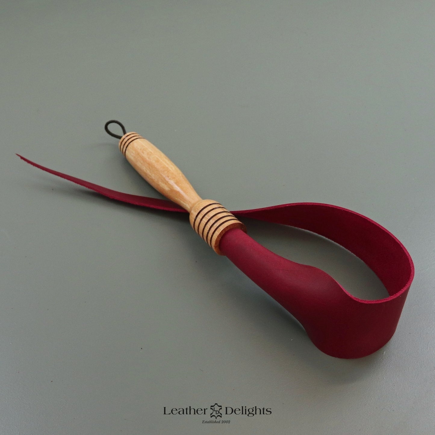 Soft Red Leather Dragon Tail