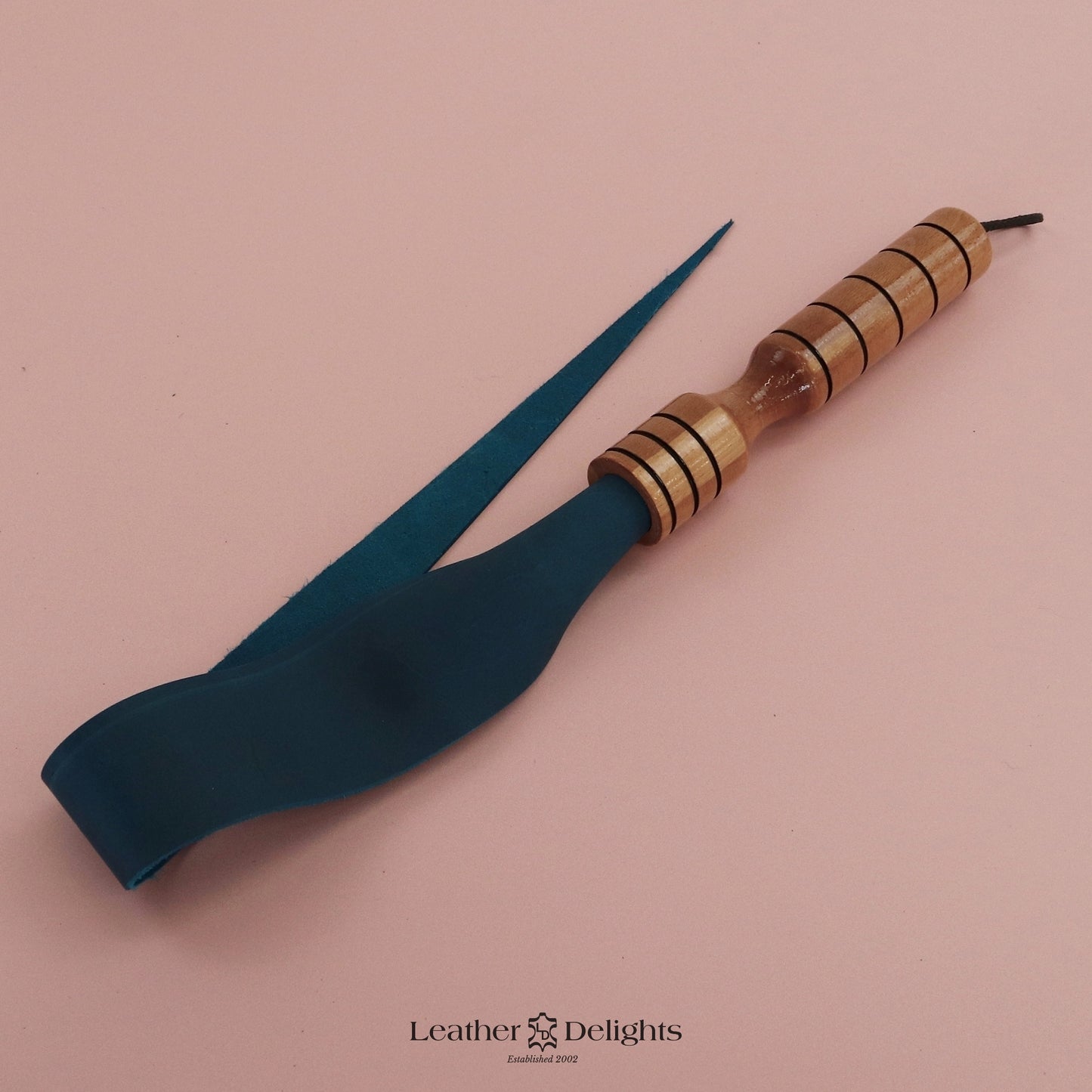 Soft Turquoise Leather Dragon Tail