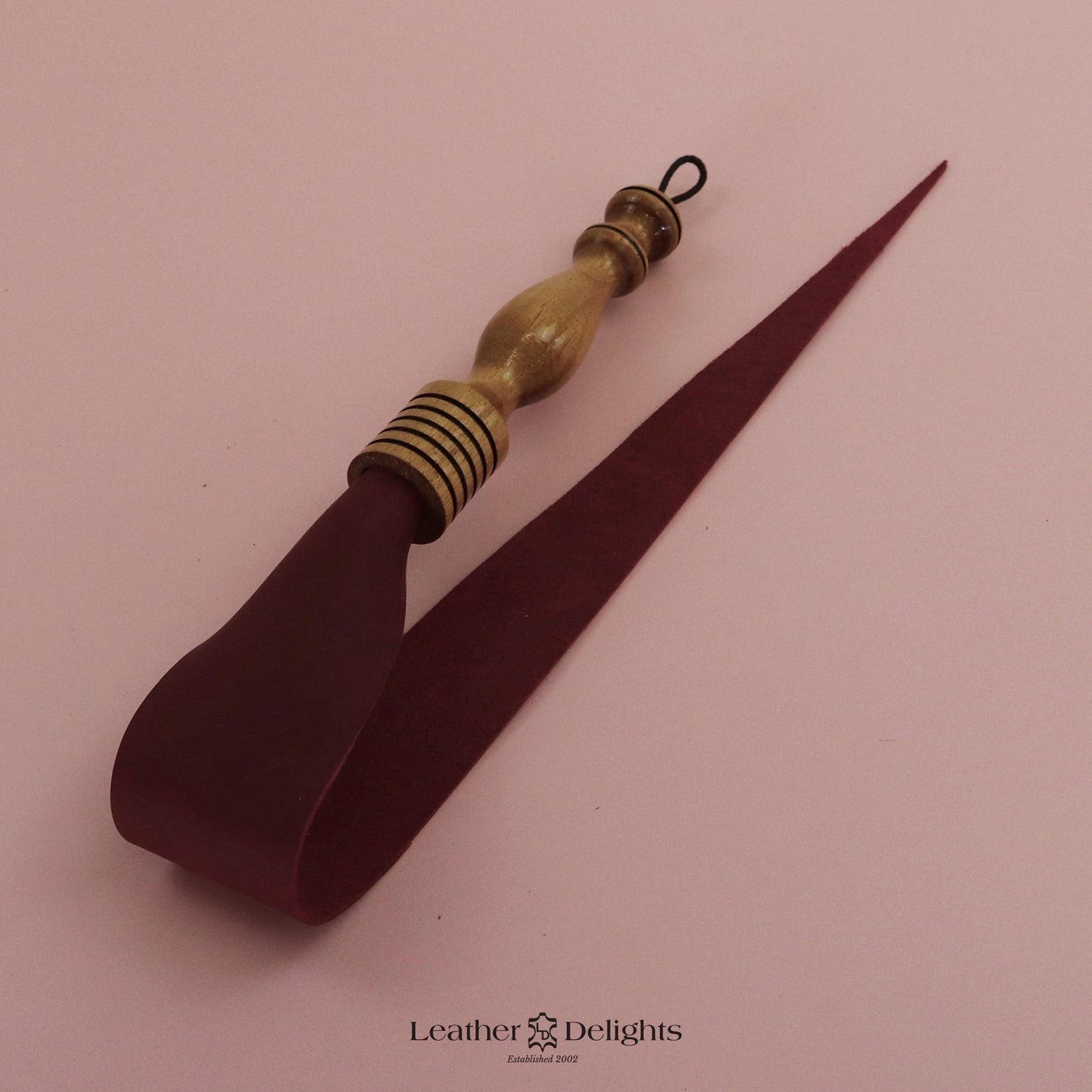 Soft Red Leather Dragon Tail