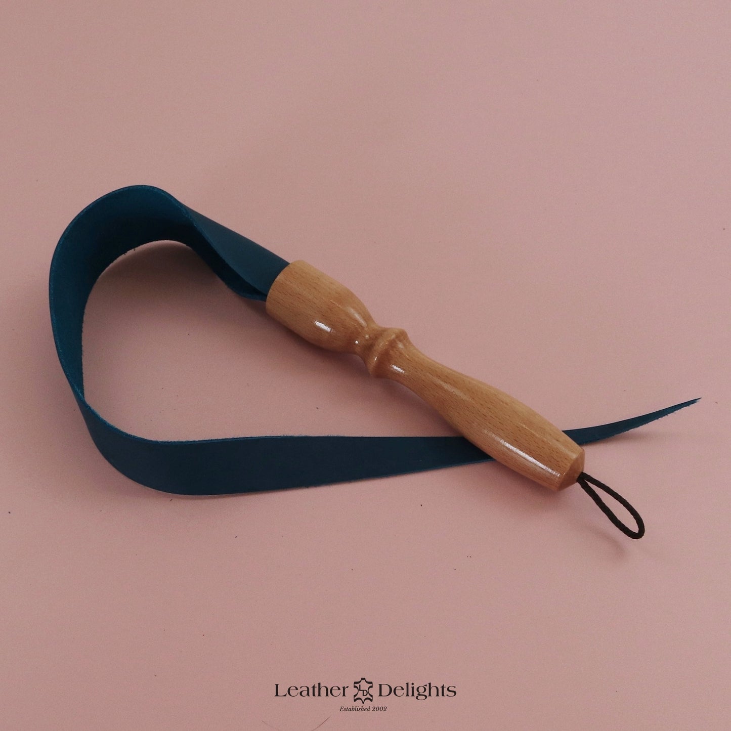 Soft Turquoise Leather Dragon Tail