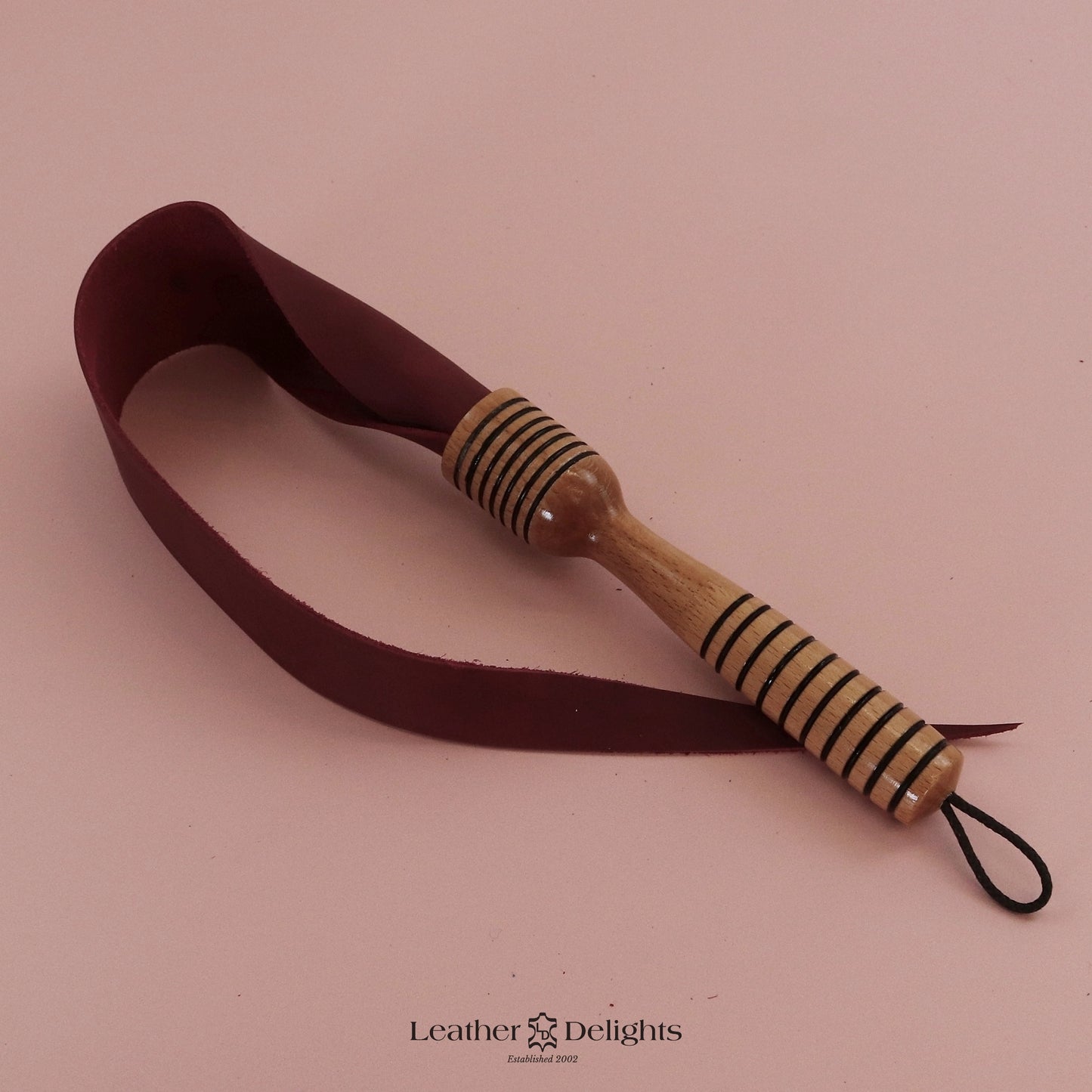 Soft Red Leather Dragon Tail
