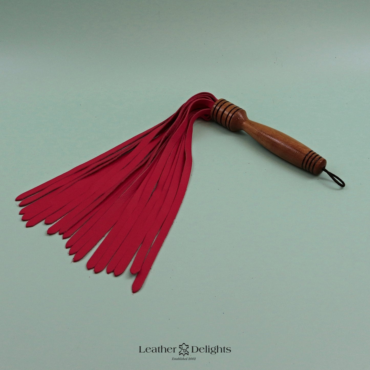 Soft Red Leather Flogger