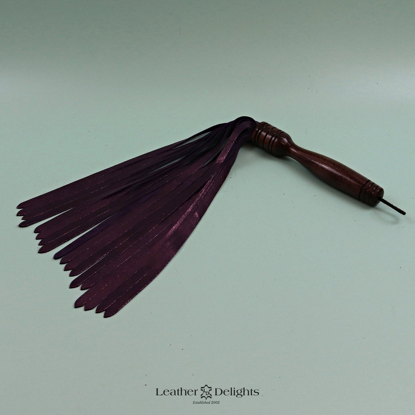 Metallic Purple Suede Flogger