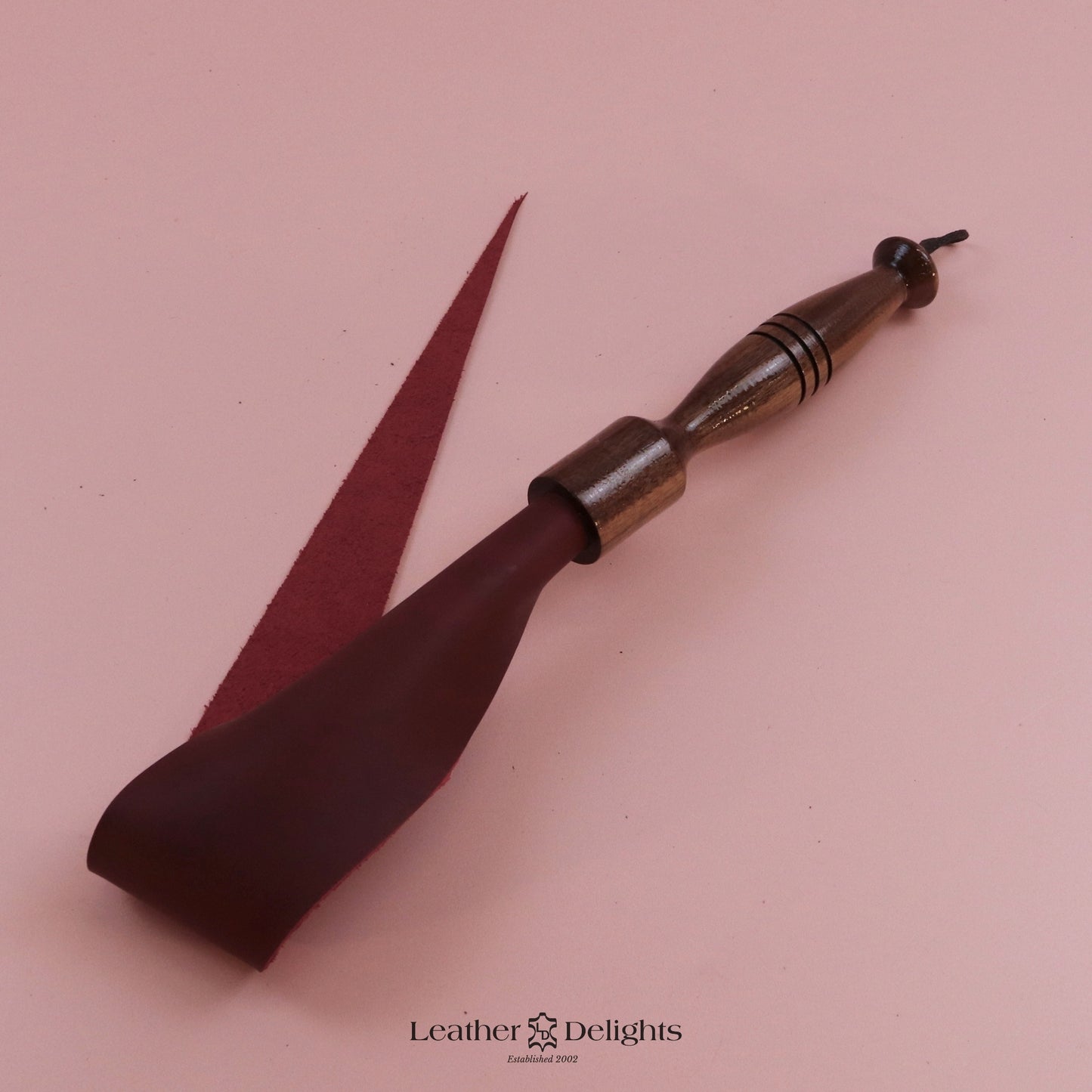 Soft Red Leather Dragon Tail