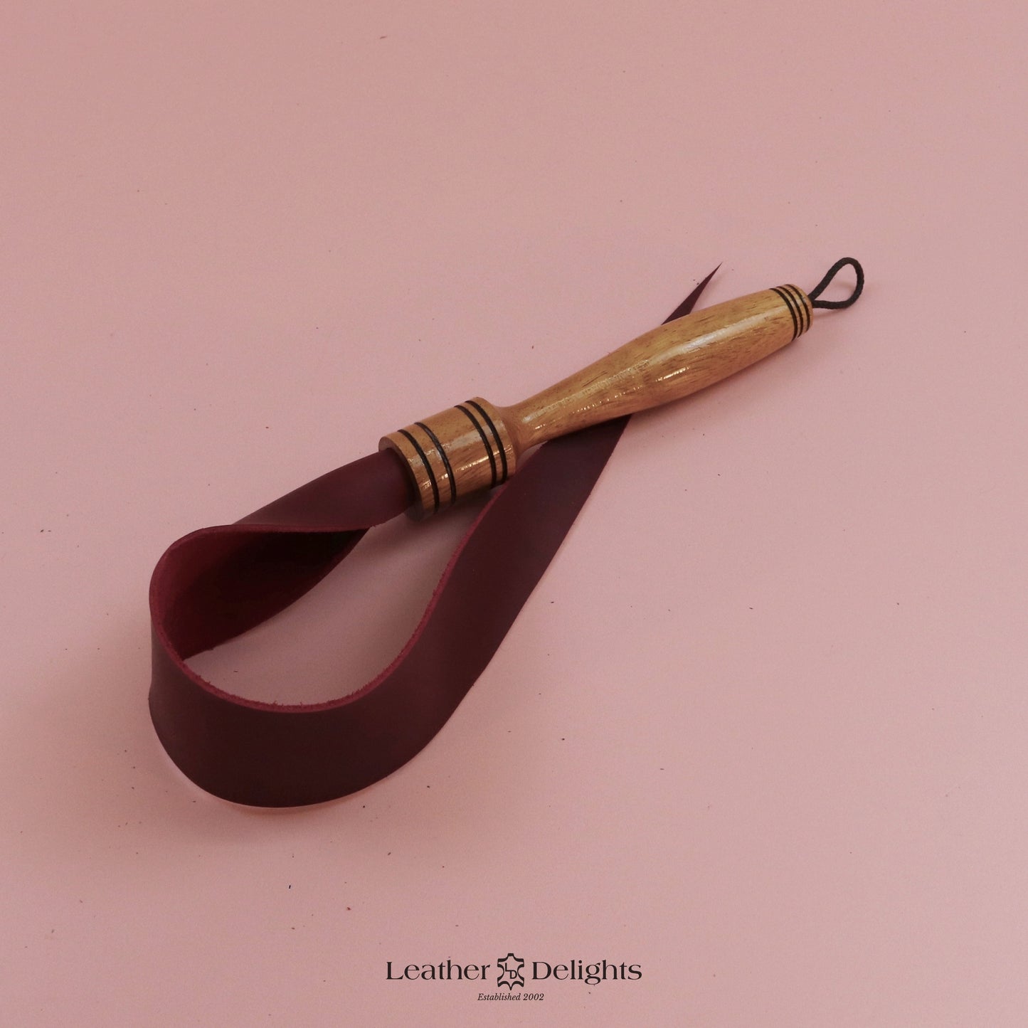 Soft Red Leather Dragon Tail