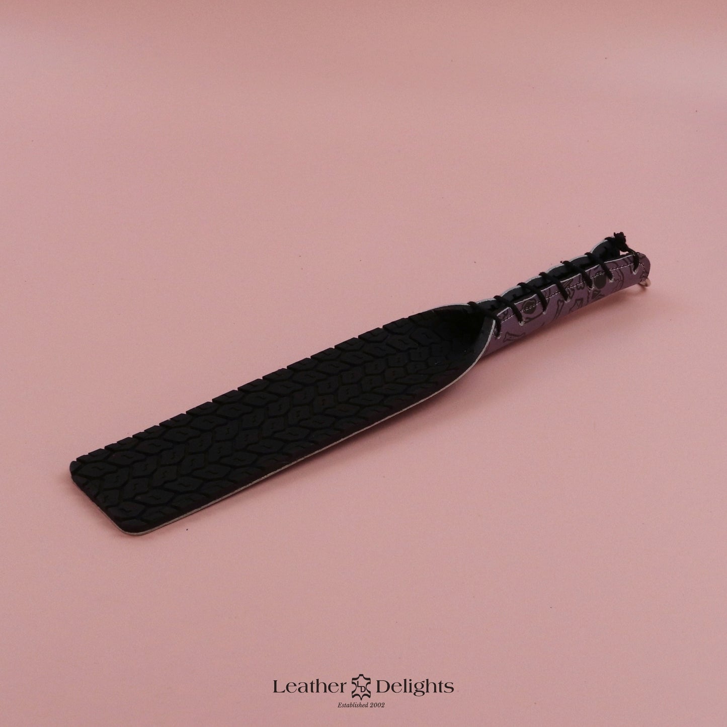 Double Cheek Slapper - Bones Leather & Black Tyre Tread Rubber