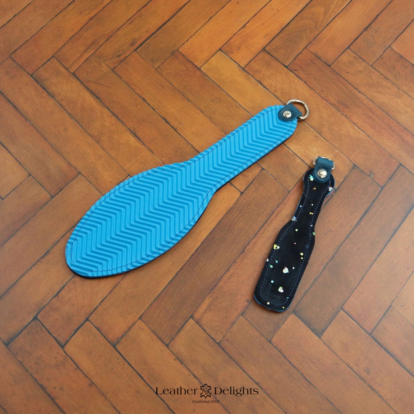 Shoe Sole - Sparkly Hearts & Black Ripple Rubber