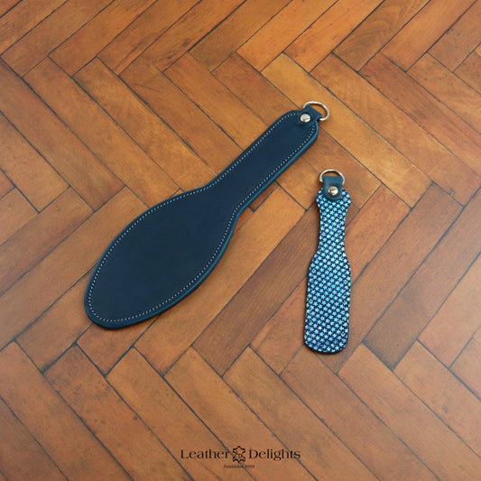 Shoe Sole - Sparkly Blue Stars & Blue Leather