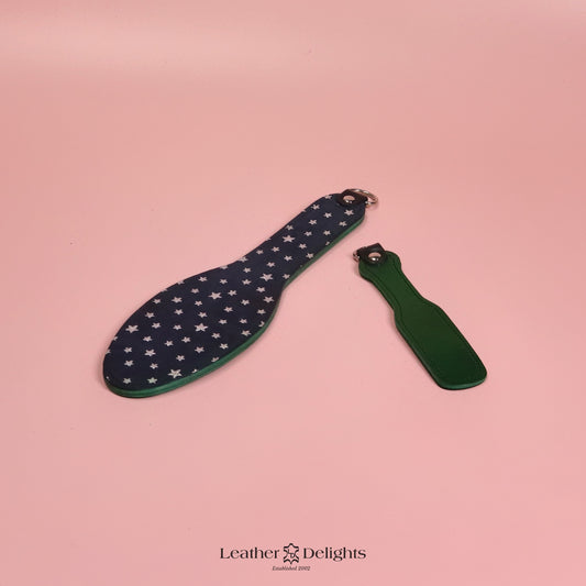 Shoe Sole - Stars Suede & Green Leather