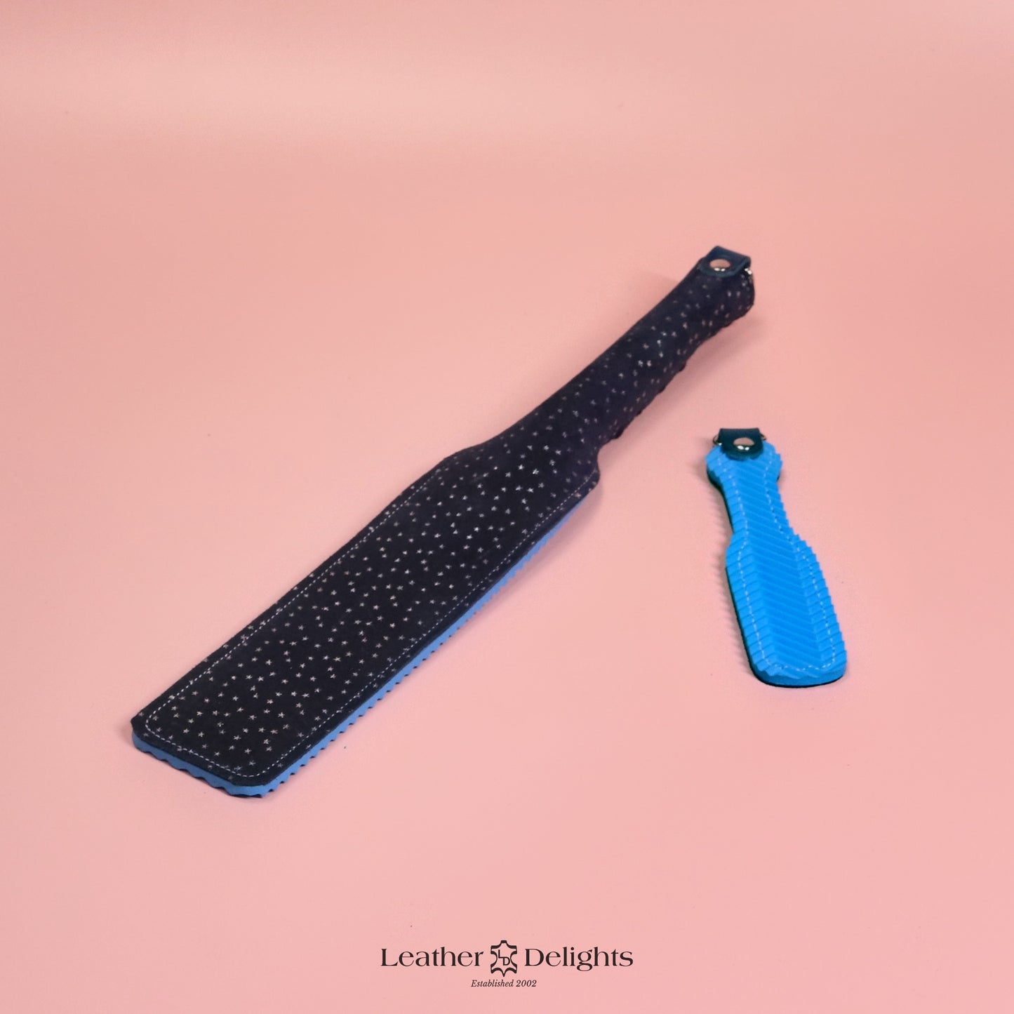 Double Cheek Slapper - Stars Suede & Blue Ripple Rubber