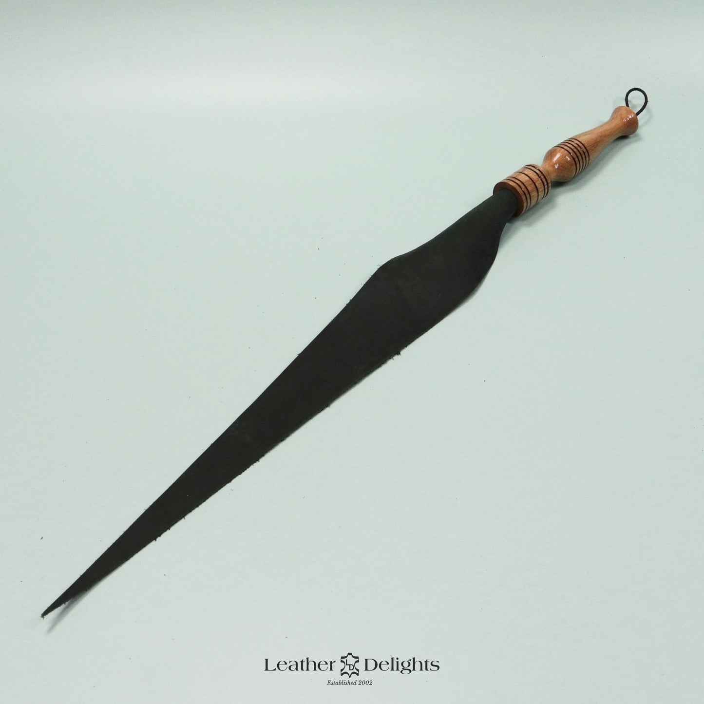 Soft Green Leather Dragon Tail