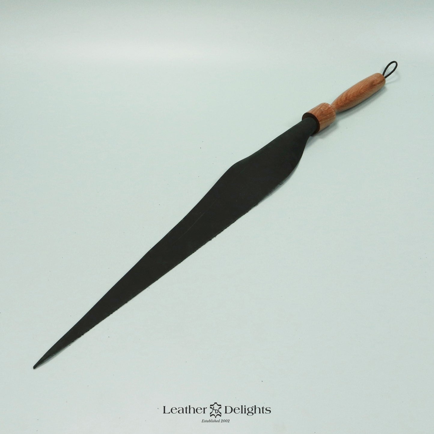 Soft Green Leather Dragon Tail