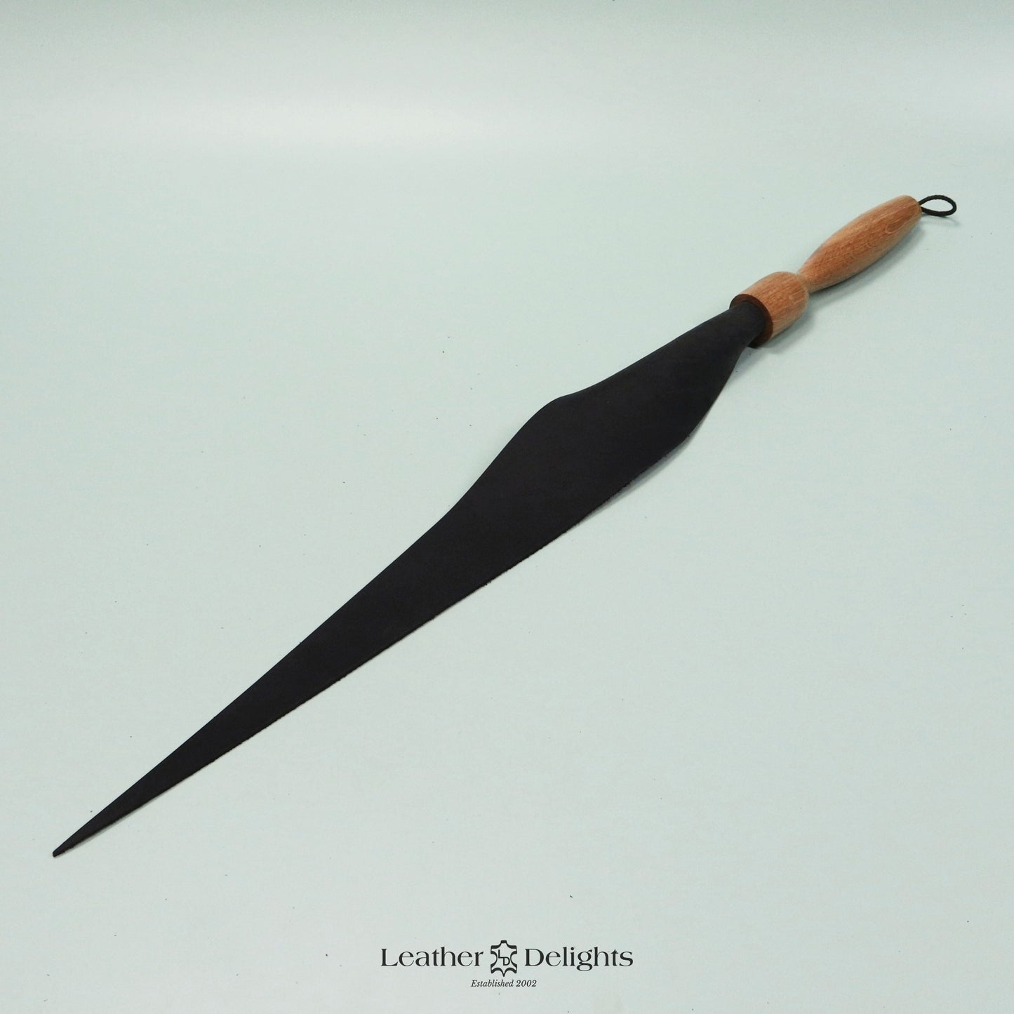 Soft Black Leather Dragon Tail