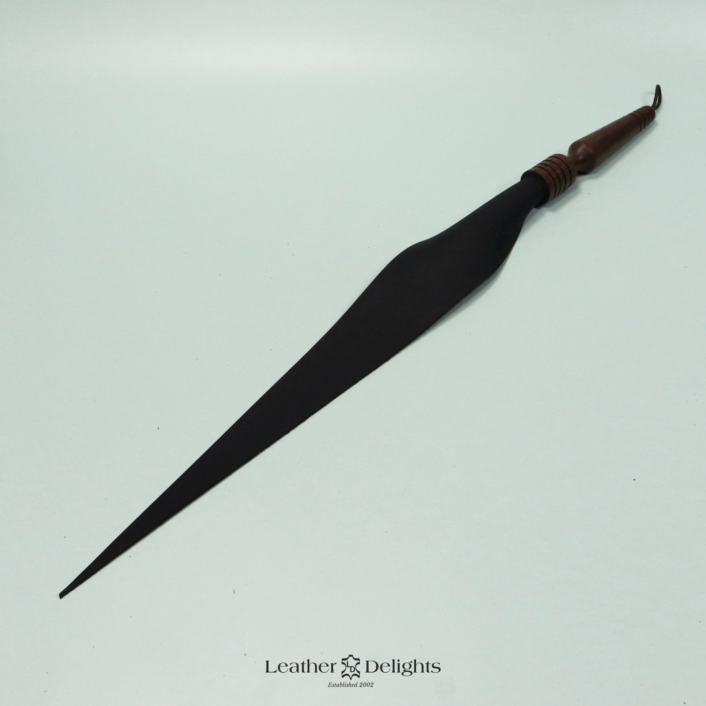 Soft Black Leather Dragon Tail