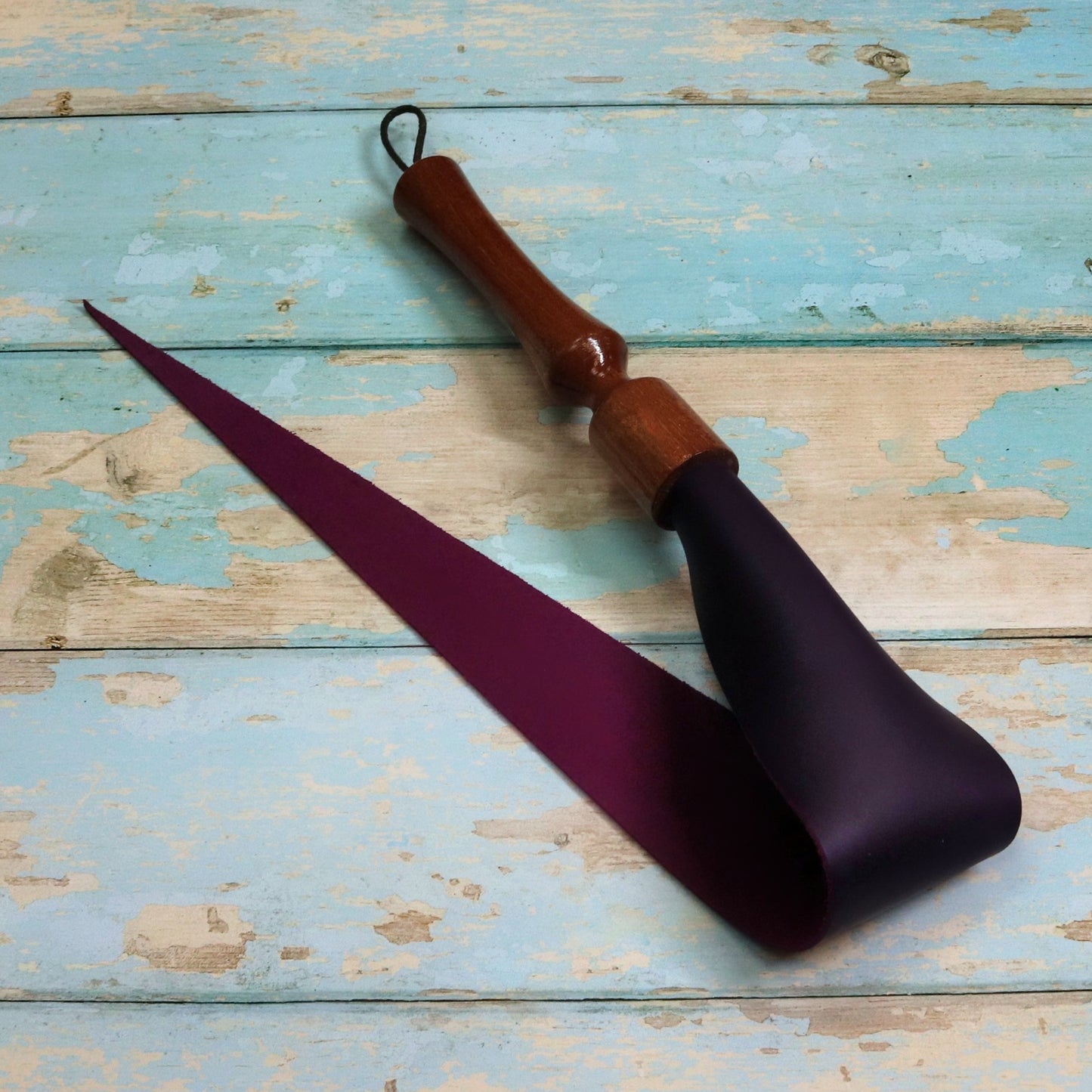 Soft Purple Leather Dragon Tail