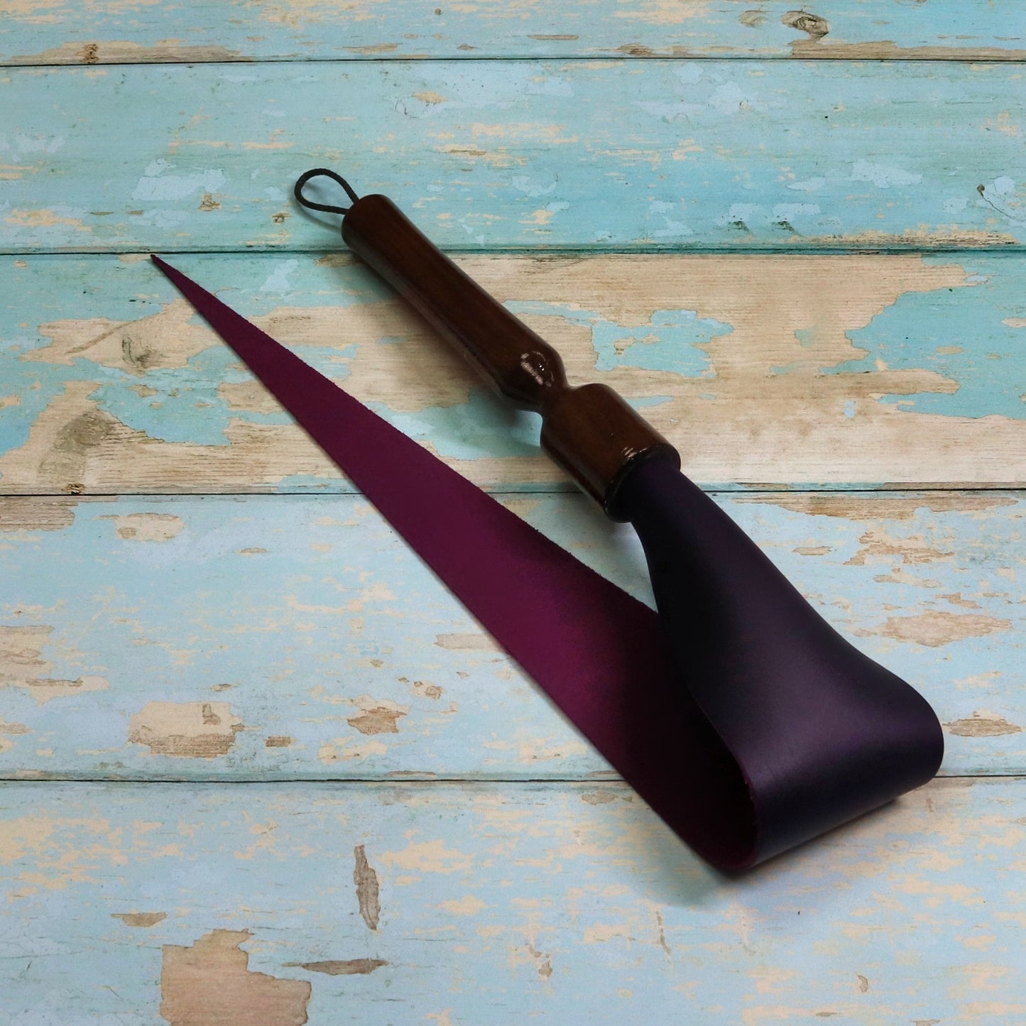 Soft Purple Leather Dragon Tail