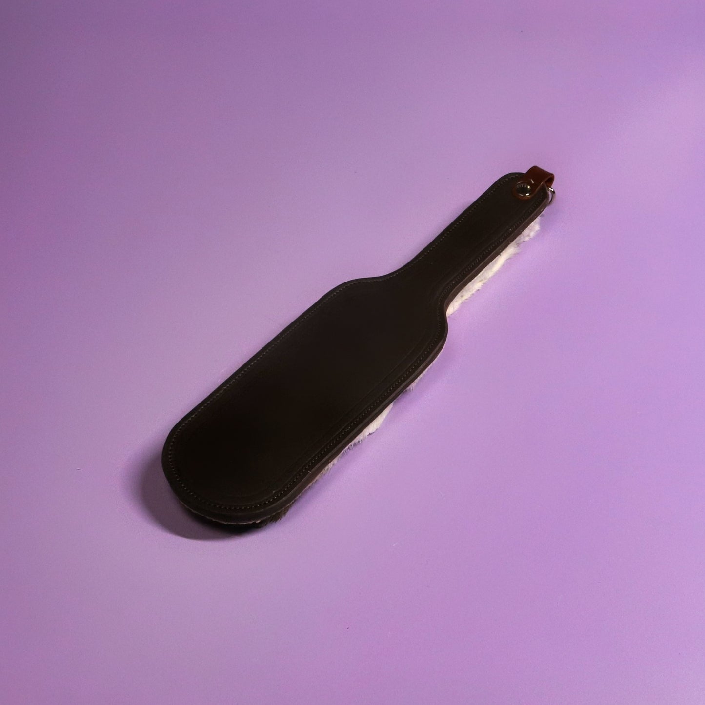 Colossus Paddle - Brown Leather & Hair on Hide Reindeer