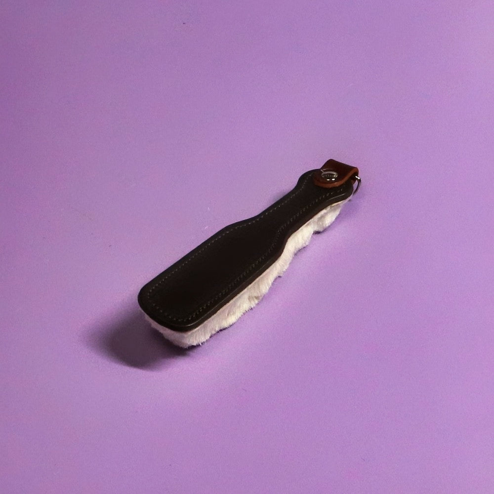 Mini Paddle - Brown Leather & Hair on Hide Reindeer