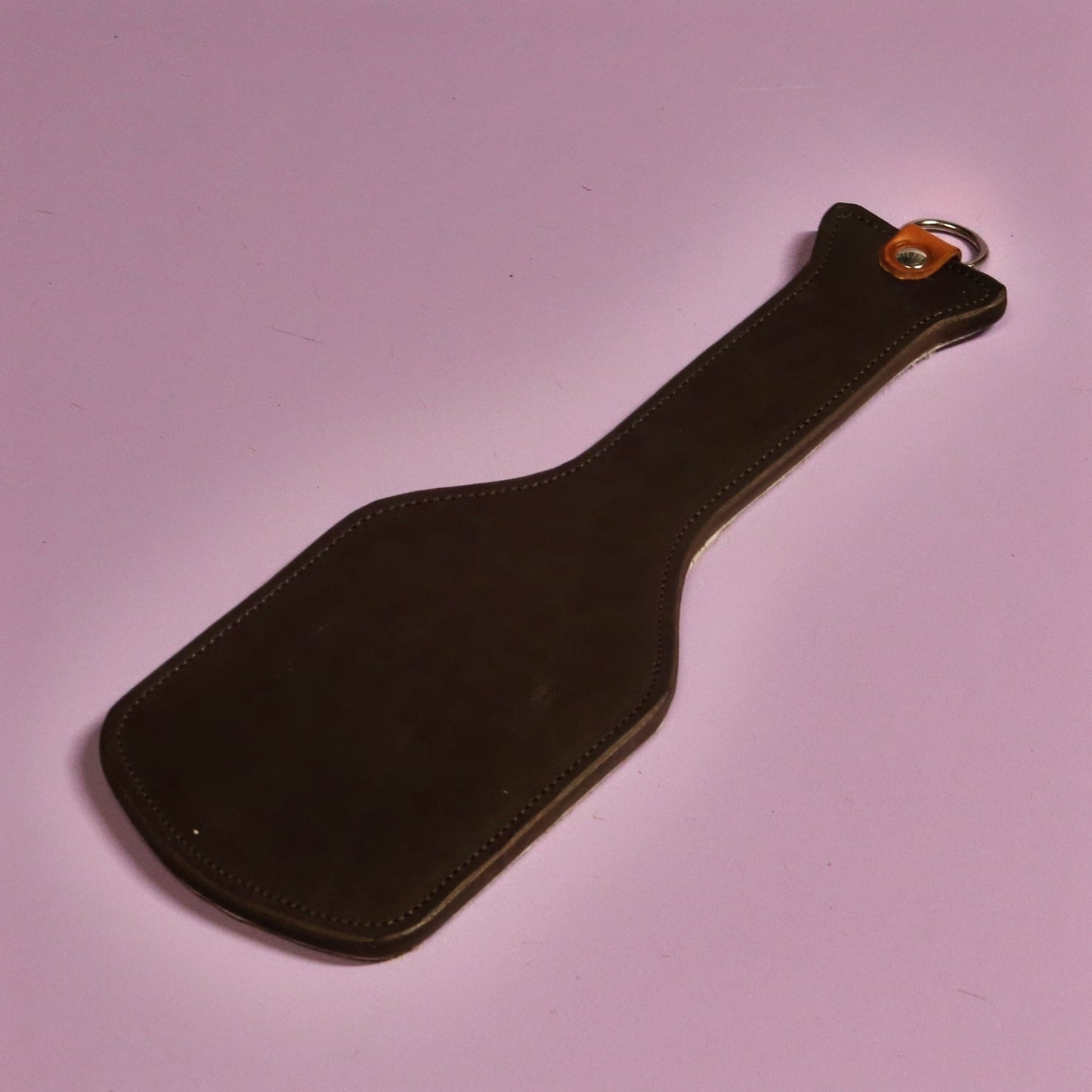 Intimidator Paddle - Firm Brown Leather & Springbok
