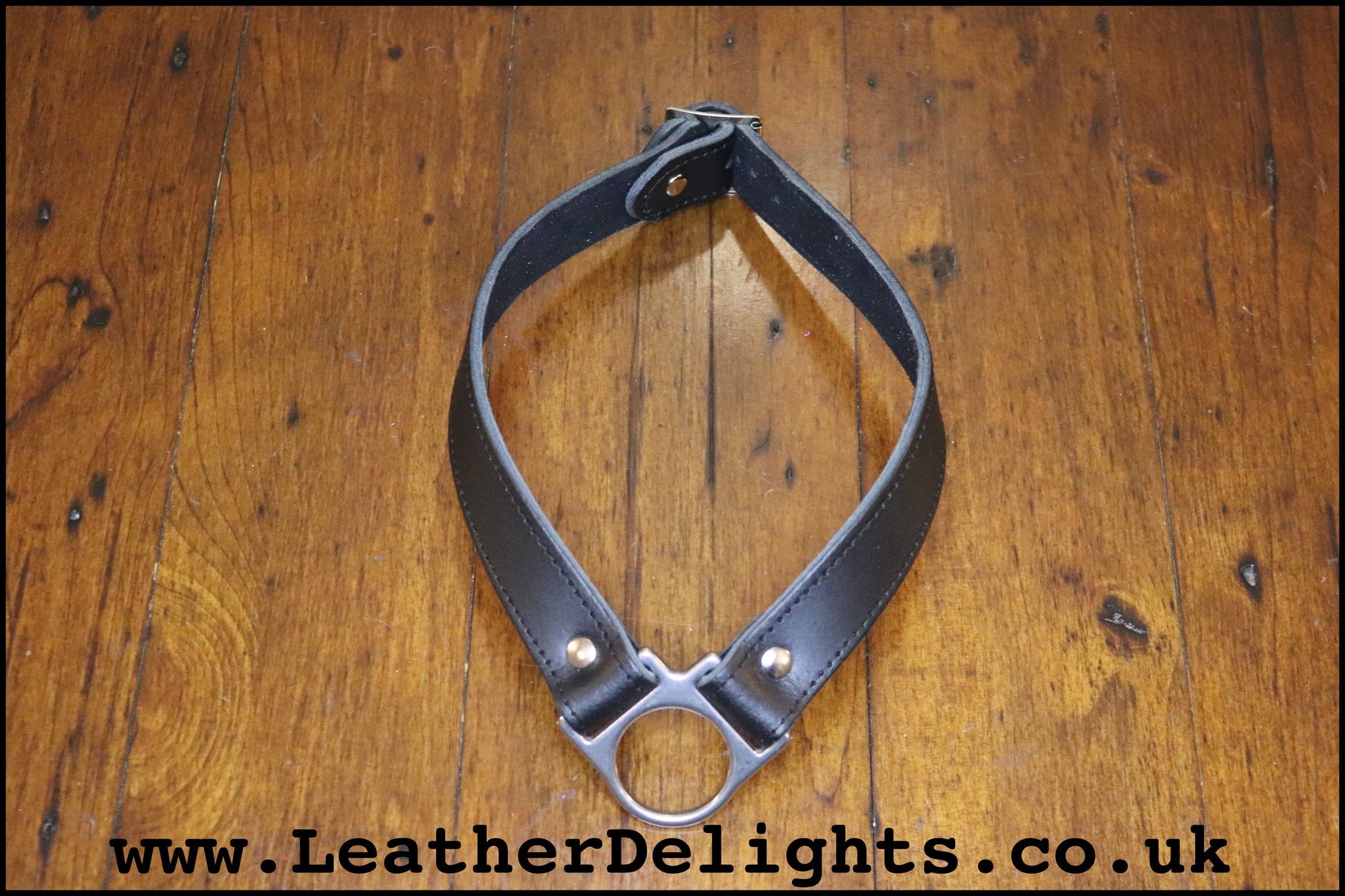 Dropped O Ring Collar - Leather Delights