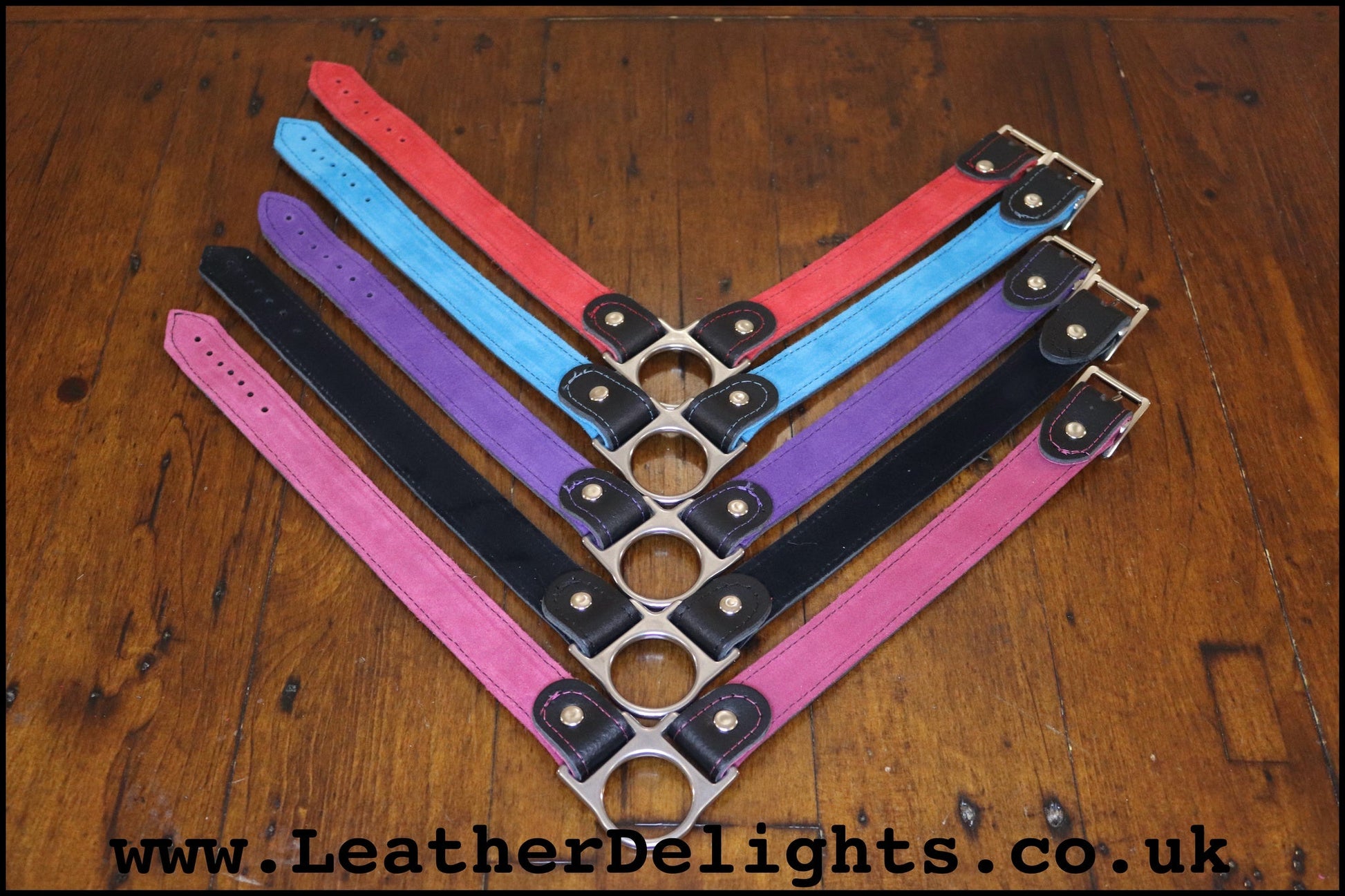 Dropped O Ring Collar - Leather Delights