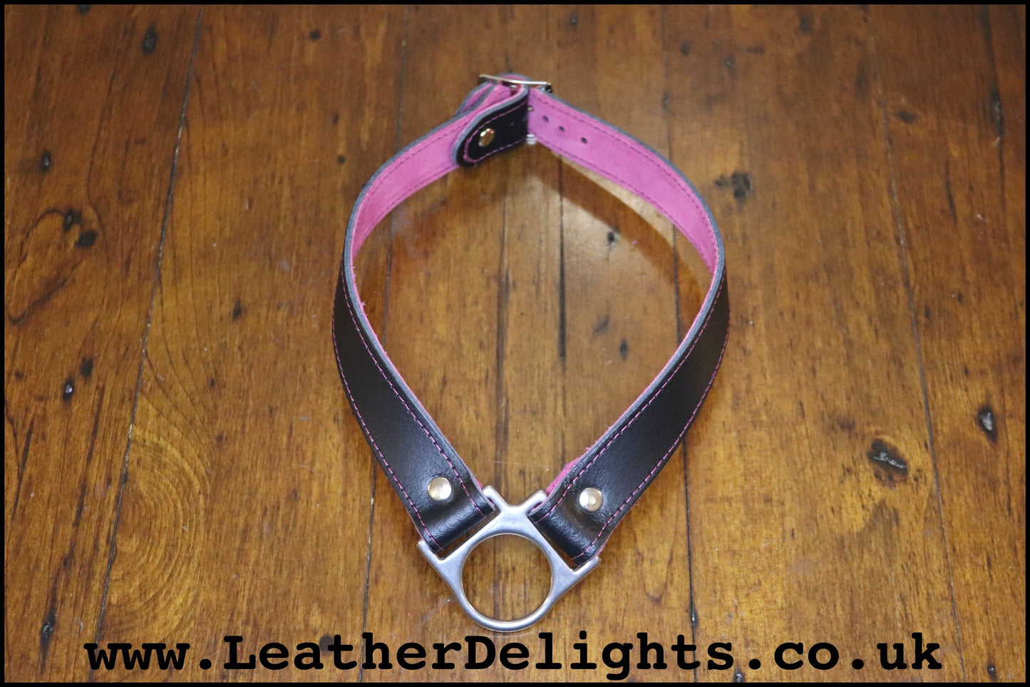 Dropped O Ring Collar - Leather Delights