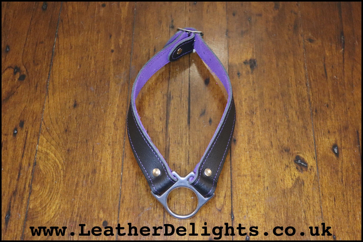 Dropped O Ring Collar - Leather Delights