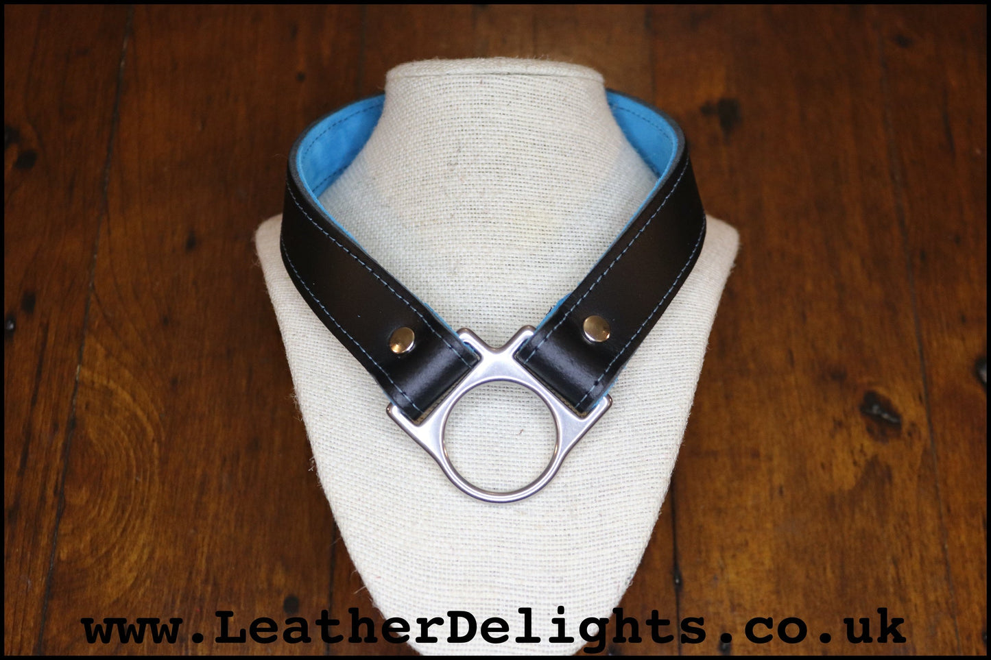 Dropped O Ring Collar - Leather Delights