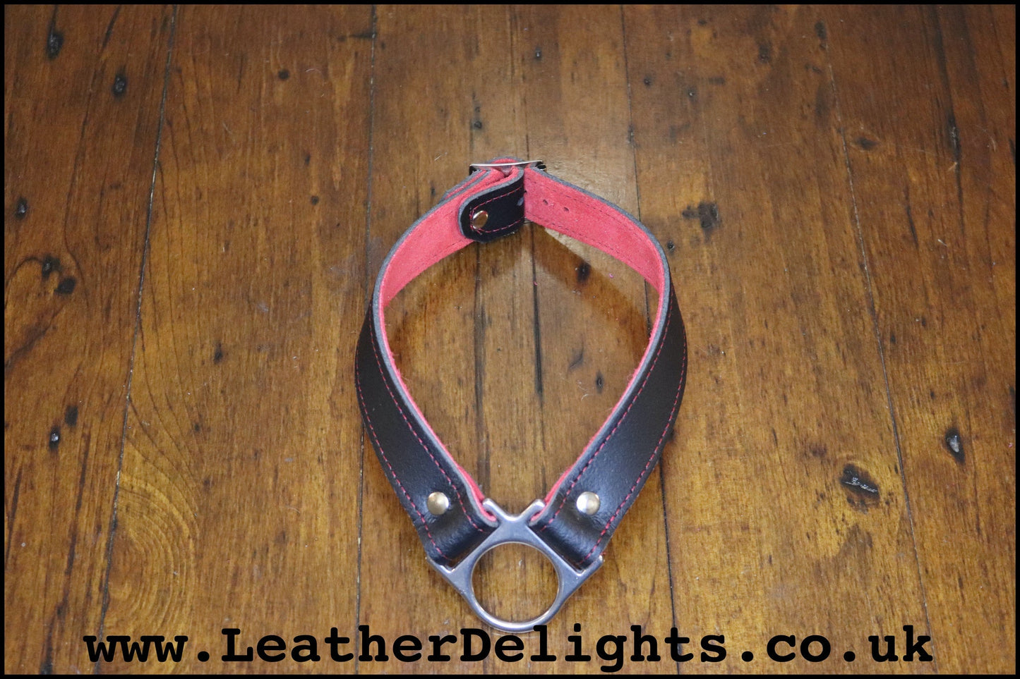 Dropped O Ring Collar - Leather Delights