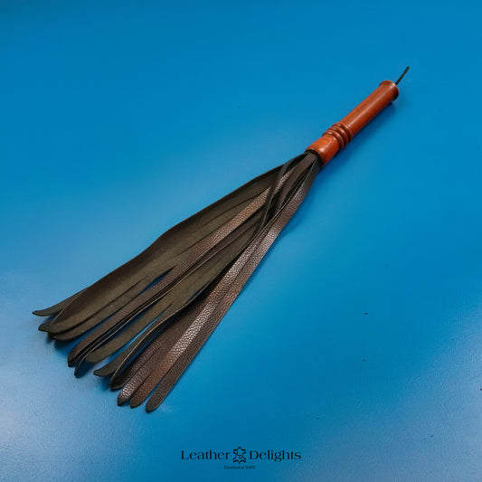 Soft Black Leather Flogger