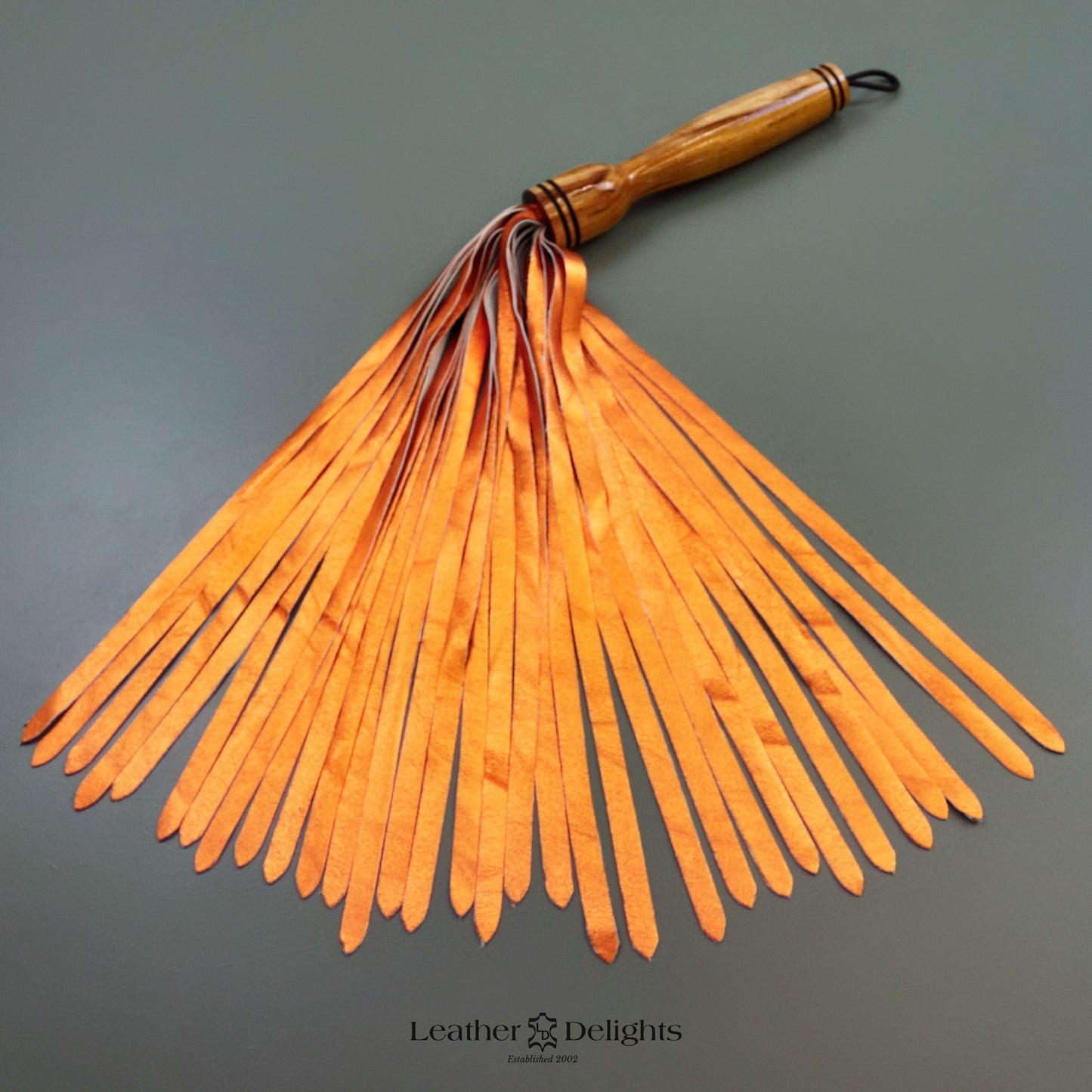 Metallic Bronze Lambskin Flogger