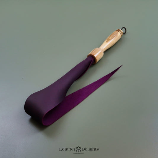 Soft Purple Leather Dragon Tail