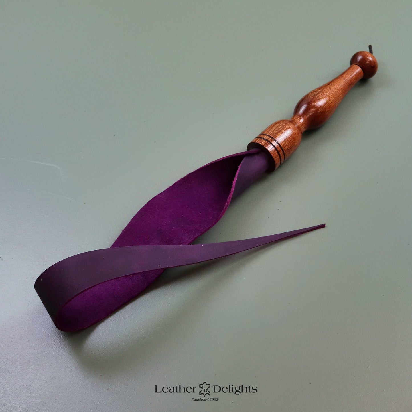 Soft Purple Leather Dragon Tail