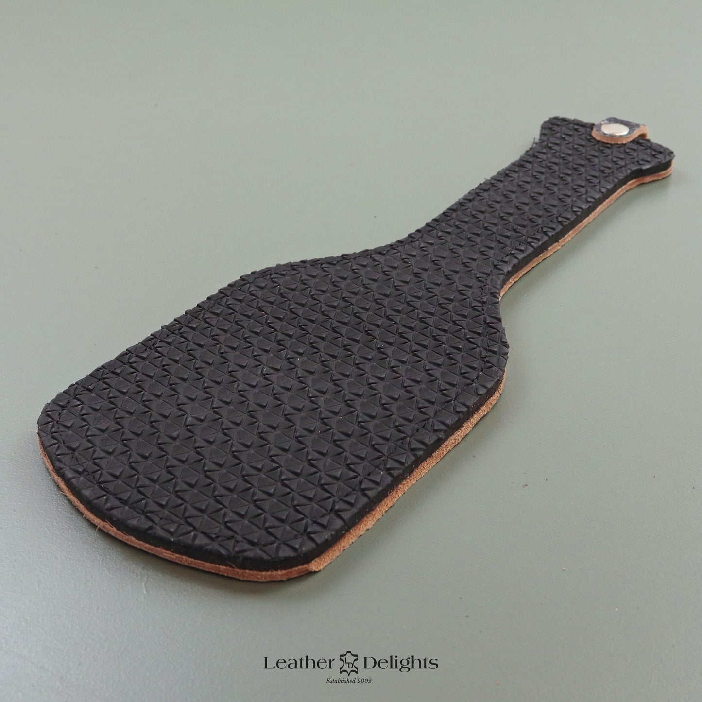 Intimidator - Snake Print Leather & Pyramid Rubber