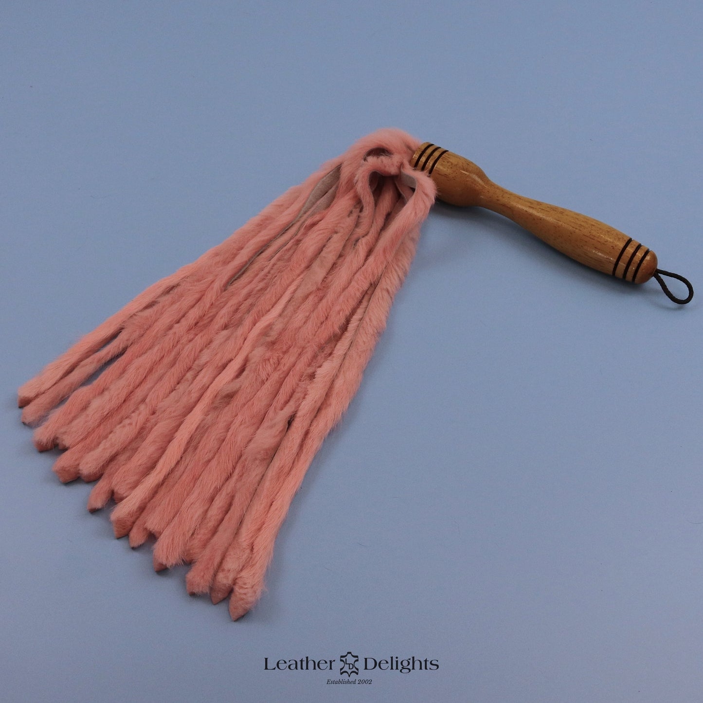 Baby Pink Rabbit Fur Flogger