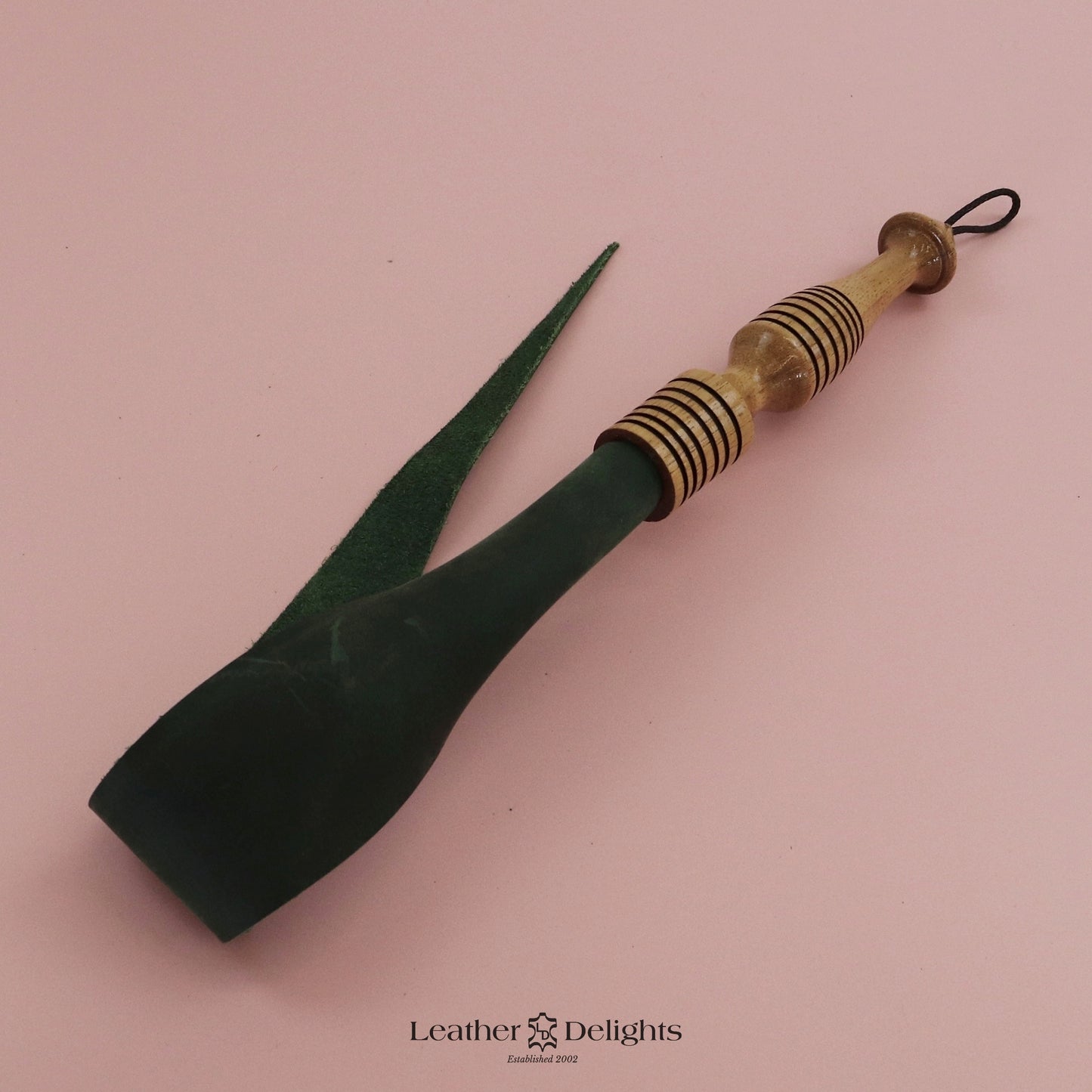 Soft Green Leather Dragon Tail